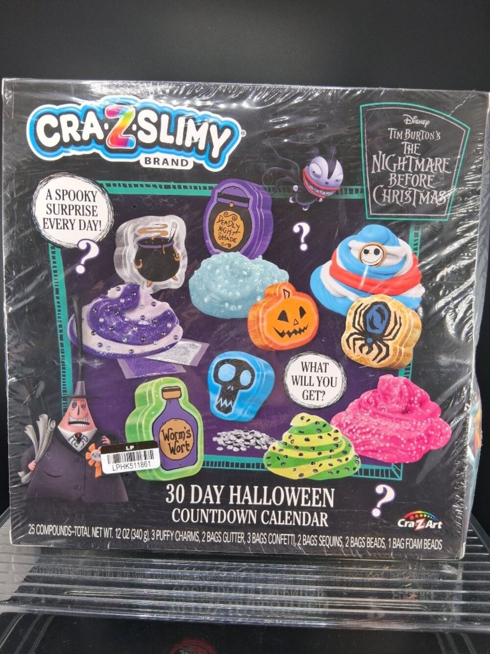 Cra-Z-Slimy 30-Day Halloween Countdown Calendar Cra-Z-Art Disney